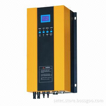 Power inverter with LCD fault detection